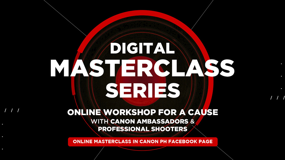 Canon Philippines Online Workshop for a cause during the Covid-19 pandemic